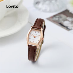 Lovito Elegante Relógio de Quartzo Estilo Todas As Estações 1 Relógio de Quartzo para Mulheres LFA83230