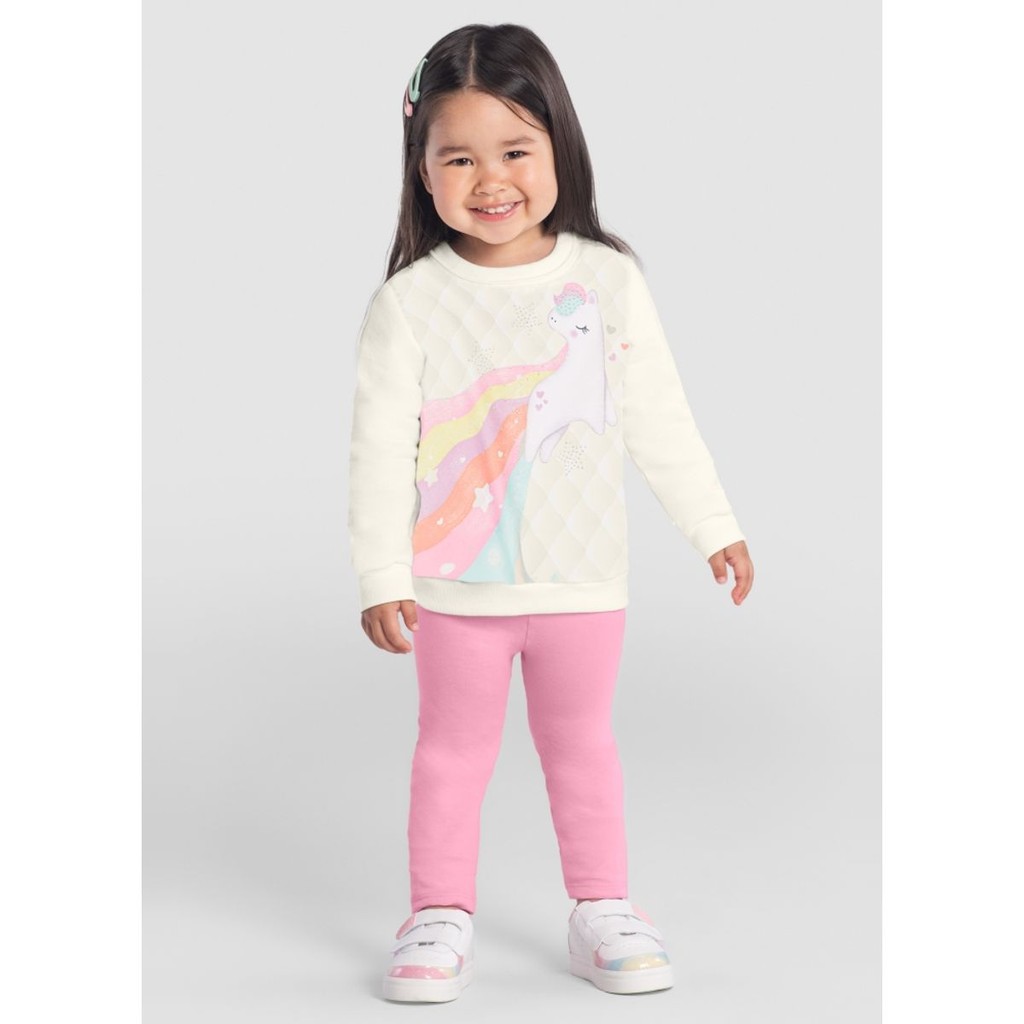 Conjunto Infantil Menina De Unicórnio Brilhante Brandili - Baby & Kids Fashion