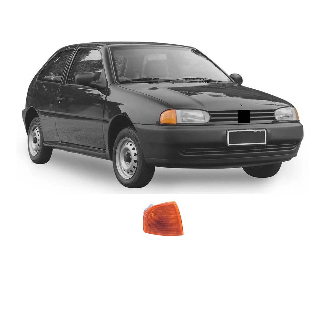 Lanterna Dianteira Seta Gol Parati Saveiro G2 1995 1996 1997 1998 1999 Seta Ambar Lado Direito
