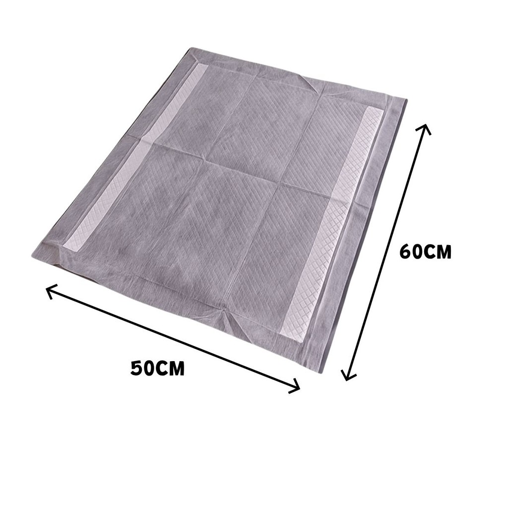 Tapete Higiênico 50x60cm 30 Unidades Carvão Ativado para Cachorro Pet Gel Absorvente Anti Odor — imagem 2 de 2