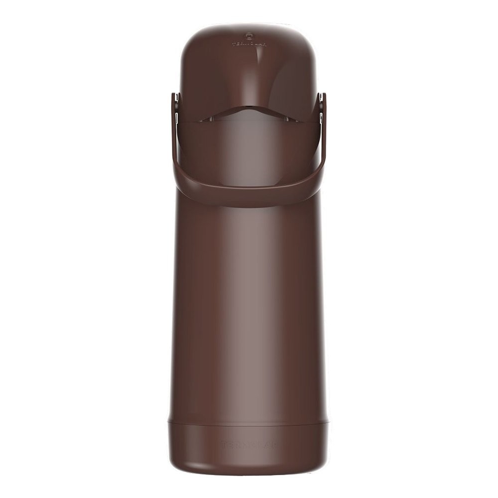 Garrafa Termolar Magic Pump Pressão 8700 Marrom Café da Tarde - 1 Litro em Oferta na Shopee