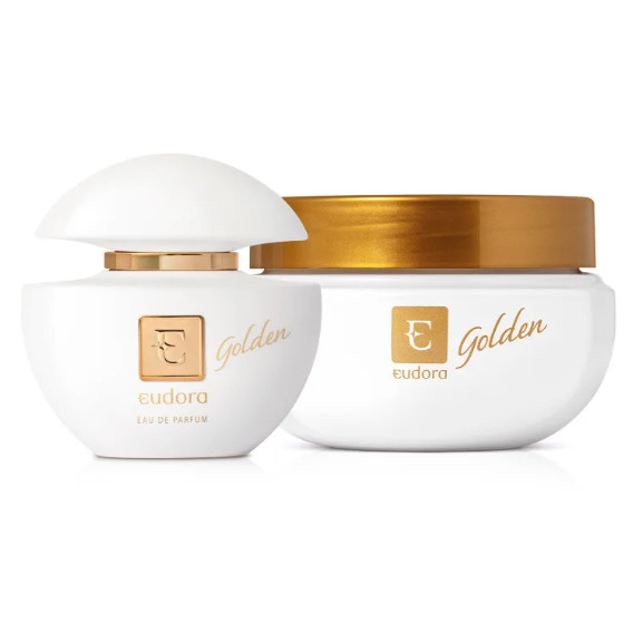 Eudora Golden: Eau de Parfum 75ml + Creme Acetinado Corporal 250g