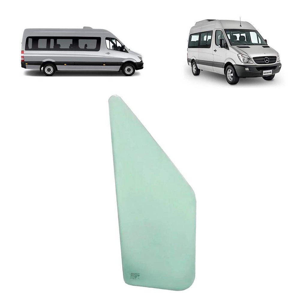 VENTAROLA VIDRO FIXO PORTA LADO DIREITO MERCEDES BENZ SPRINTER 2012 A 2019
