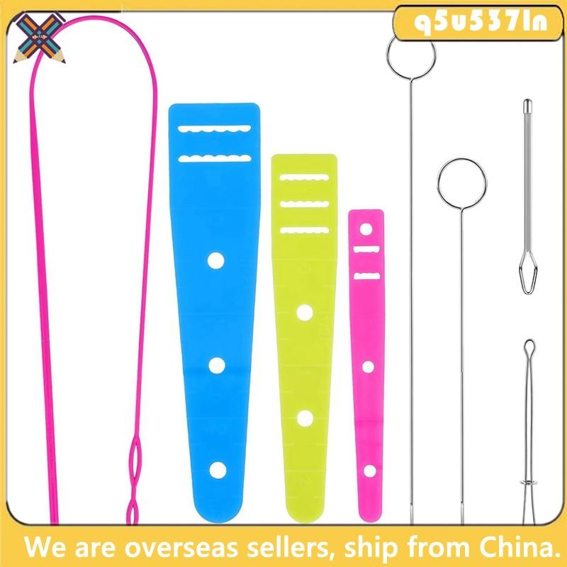 Conjunto De Ferramentas De Enfiador De Cordão Flexível , 8 Peças , Virador De Laço De Costura Para Jaquetas , Casacos , em Oferta na Shopee