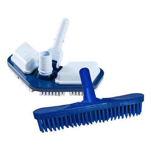 Kit Limpeza Aspirador Asa Delta Cerda E Escova Reta Piscina