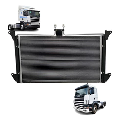 Condensador Ar Scania 114 / 124 Até 2007 Adaptação Fluxo