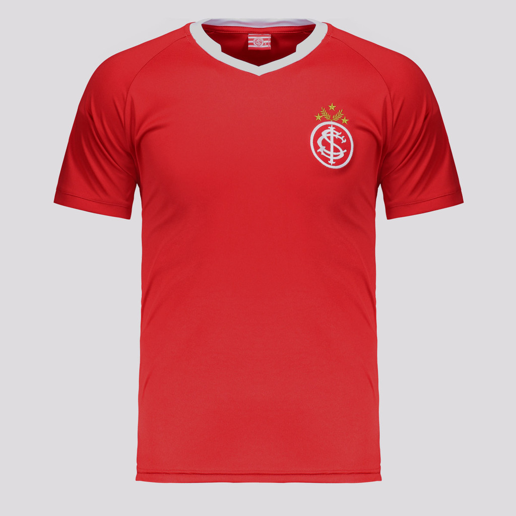 Camisa Internacional Dry Vermelha em Oferta na Shopee
