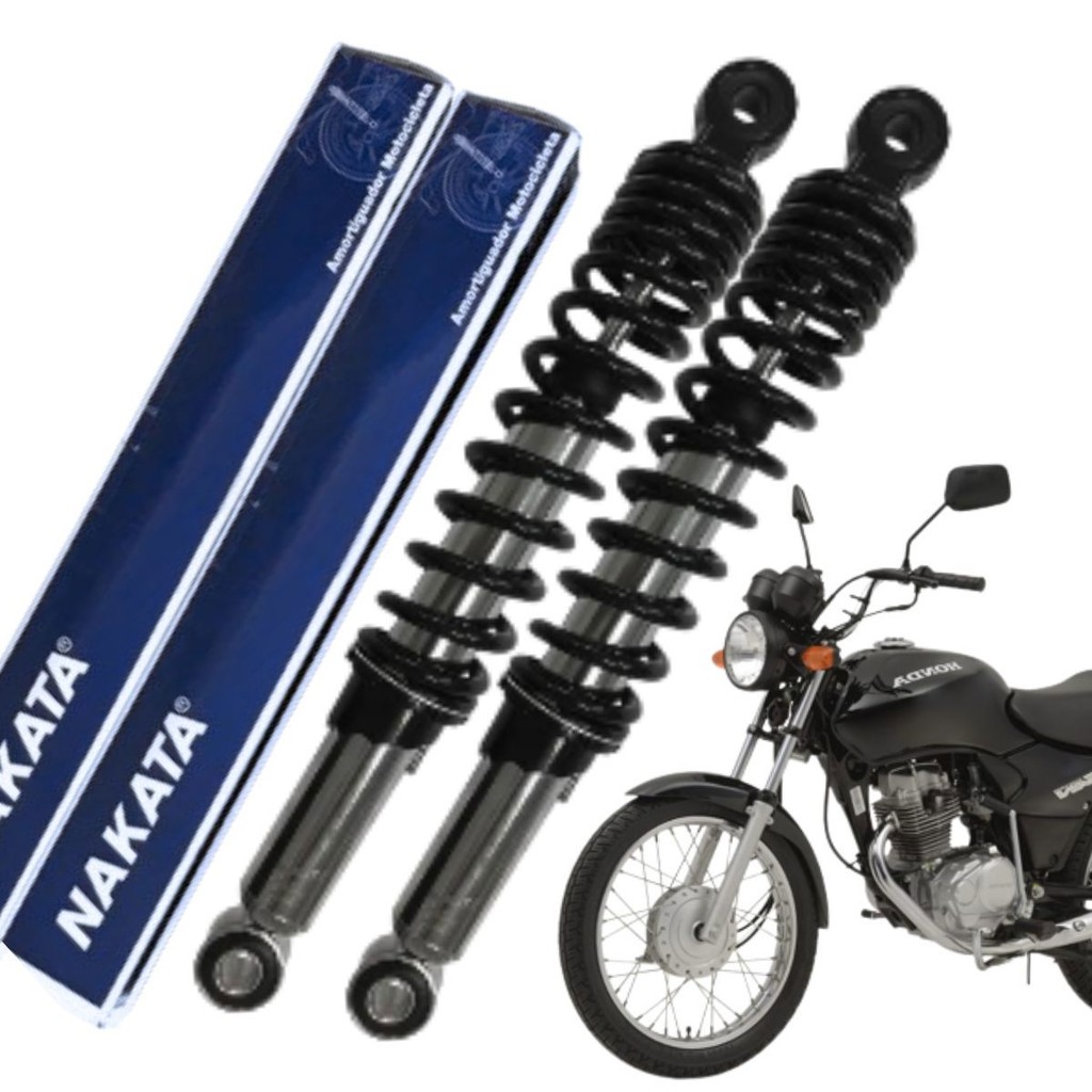 Par Amortecedor Traseiro Honda Cg Today Titan Fan 125 1989 a 2018 Original Nakat