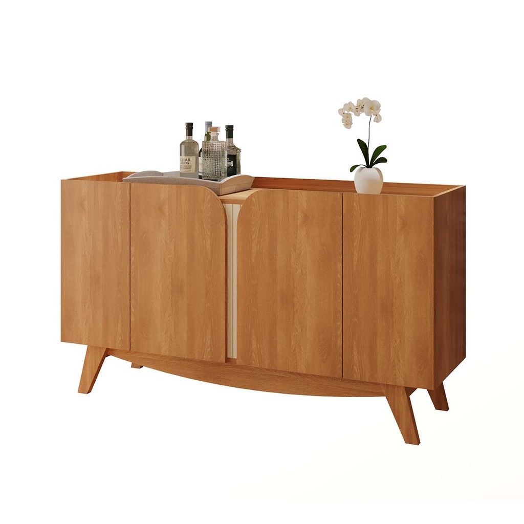 Aparador Buffet Cerrado Sala de Estar com 4 Portas - Home & Living