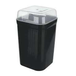 Porta Algodao e Cotonete Liso para Banheiro Organização da Casa Prático e Funcional