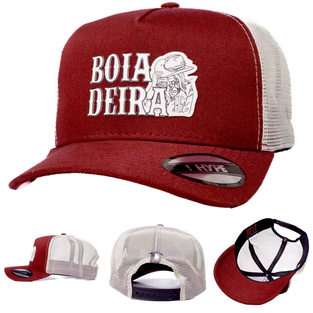 Boné Country Agro Sertanejo Rural Aba Curva Redinha com Regulador Confortável Encaixe Perfeito Boiadeira Lançamento
