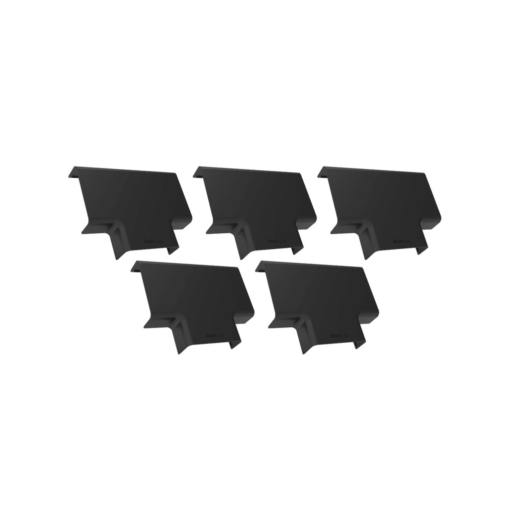 Kit 5 Tê Preto Conexão Para Canaleta 40x15 Enerbras PVC
