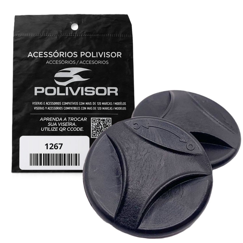 Reparos Laterais Botões P/ Capacete Helt City (Aberto) em Oferta na Shopee