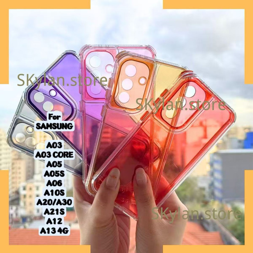 Capa Space 2 EM 1 Acrilico e Silicone Compatível para Samsung Galaxy A03 Core A05 S A06 A10S A20/A30 A21S A12