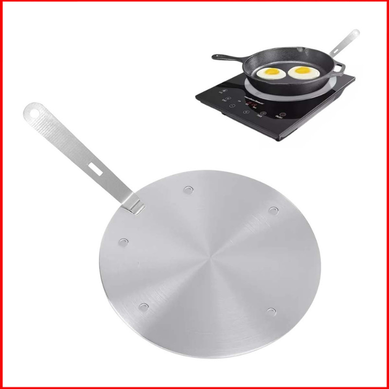 Placa difusora de calor, adaptador de placa de indução de aço inoxidável,placa de condução de calor,adaptador de indução