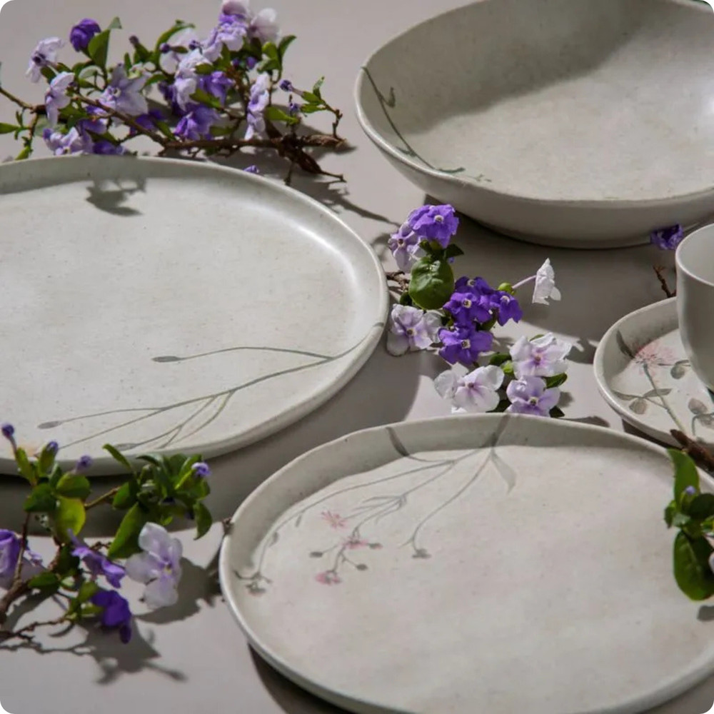 Prato Raso Bio Stoneware Campestre 27,5cm Porto Brasil - Original — imagem 2 de 2