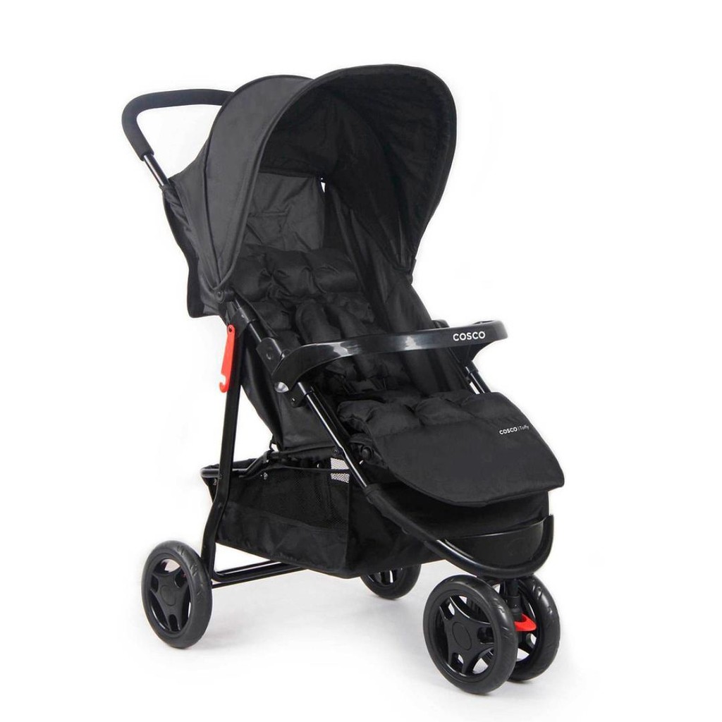Carrinho de Bebê Toffy Preto Absoluto Cosco Kids em Oferta na Shopee