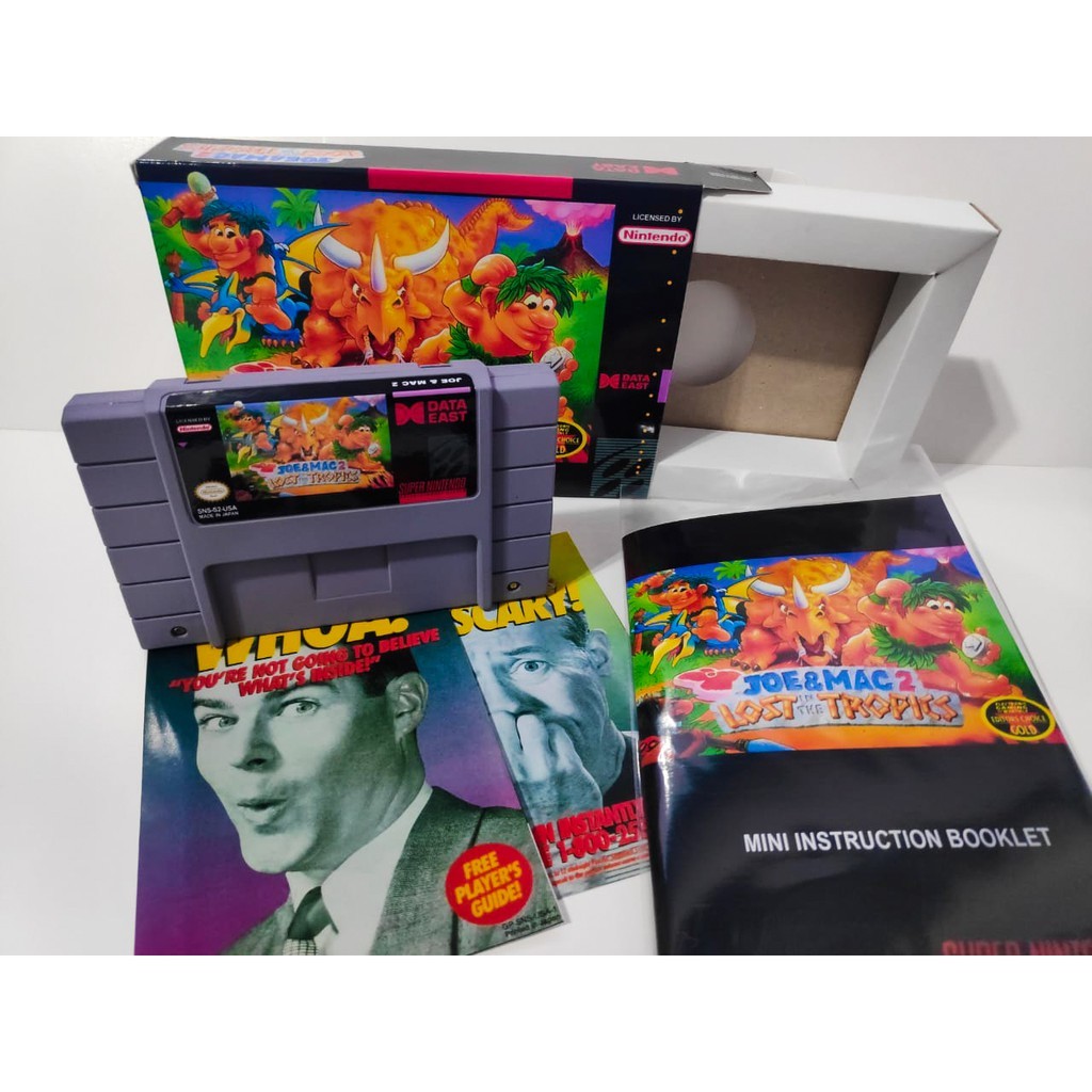 Joe e Mac 2 com caixa e mini manual/poster lacrado