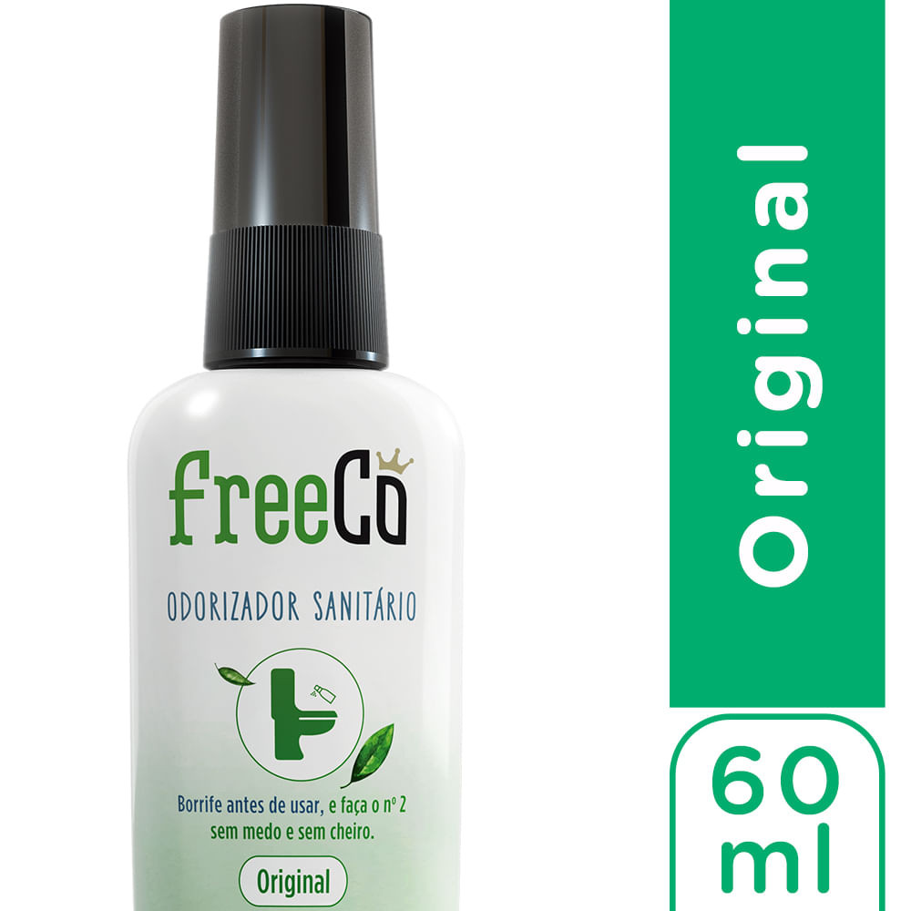 Bloqueador de Odores Sanitário Original Freeco 60ml em Oferta na Shopee