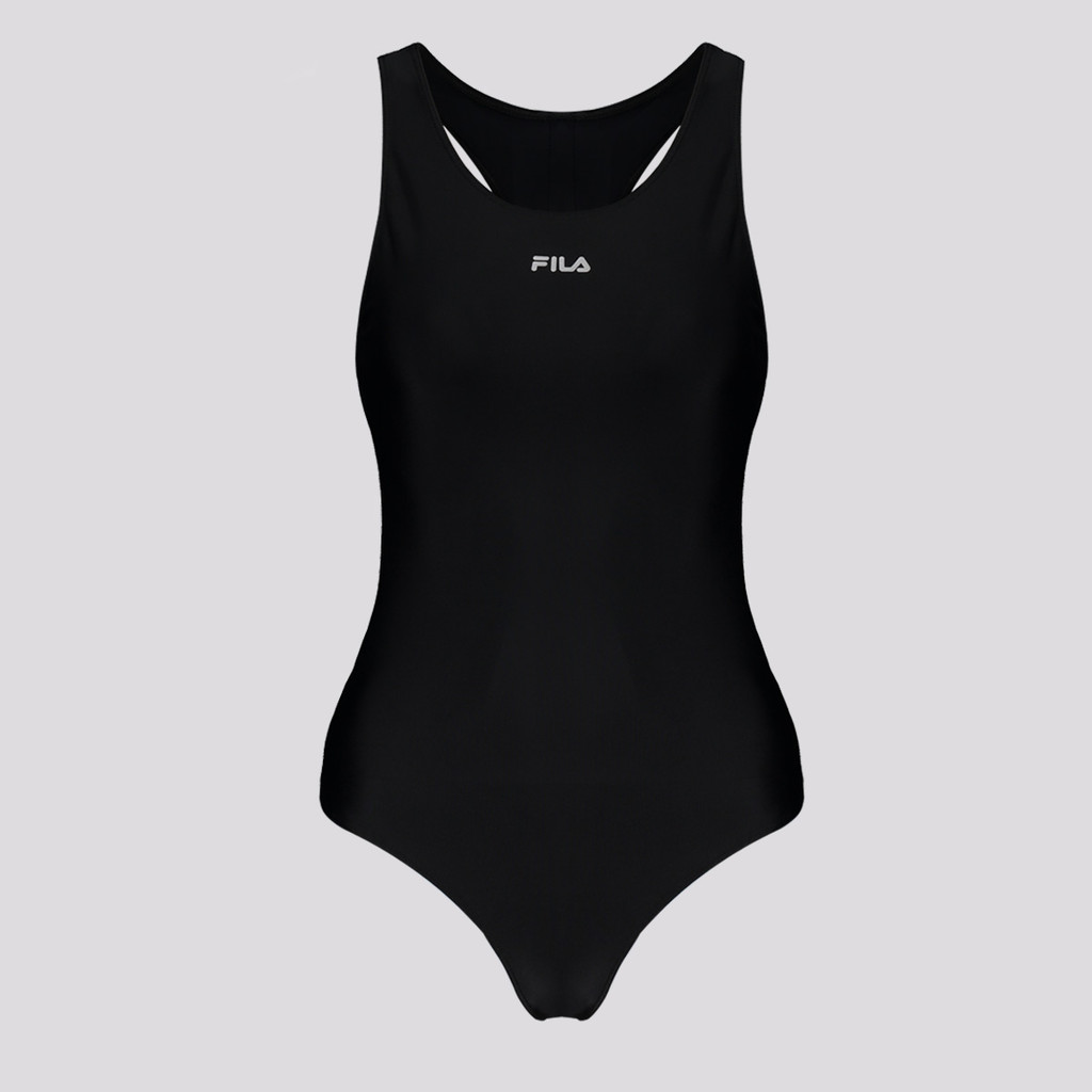 Maiô Fila Tri Logo II Feminino Preto em Oferta na Shopee