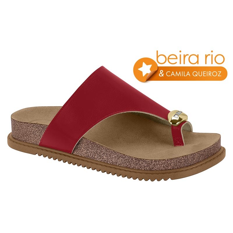 Sandalia Feminina Papete Dedo Beira Rio Original