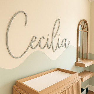 Cecília Nome Decorativo 3D Personalizado em MDF em Oferta na Shopee