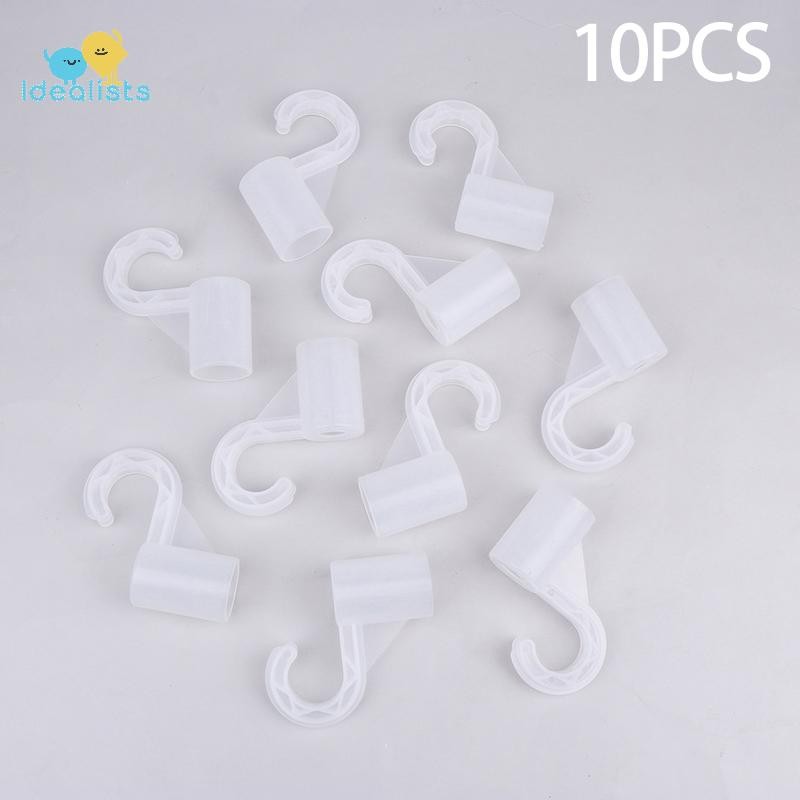 Idealistas 10 Pçs Gancho De Espessamento De Plástico Para Terno Armário Prateleira Guarda-Roupa Acessórios DIY Fontes De