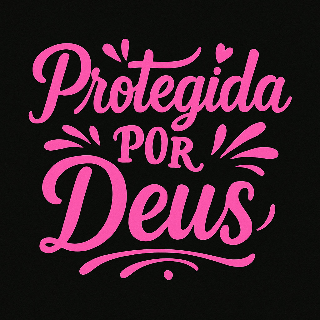 ADESIVO 14 CM PROTEGIDA POR DEUS ROSA ALTA QUALIDADE PARA CARRO MOTO E CAMINHÃO em Oferta na Shopee