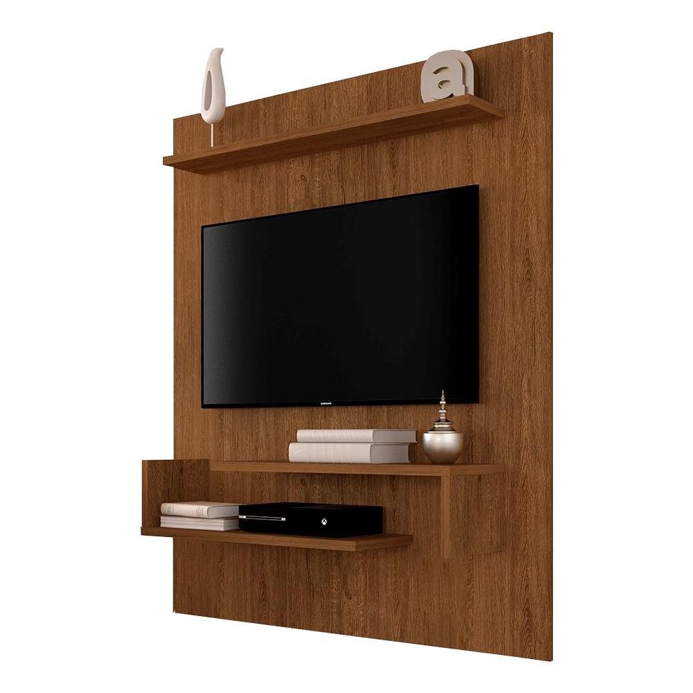 Painel Suspenso Sonora Tv 55"  Freijó - Móveis Arapongas em Oferta na Shopee