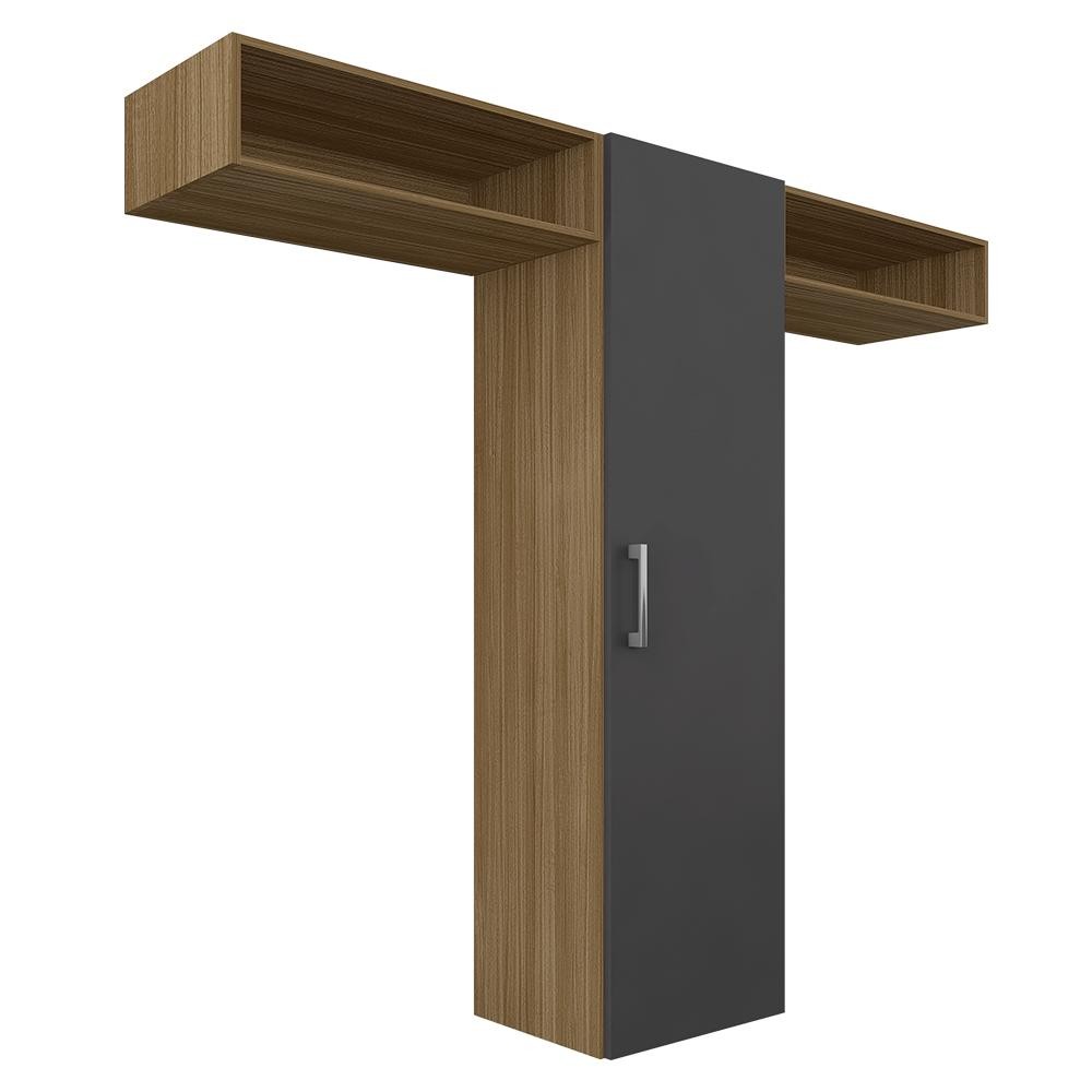 Armário De Cozinha Suspenso Compacto Pequeno 3 Peças Luisa Bore/graf - Móveis Arapongas em Oferta na Shopee