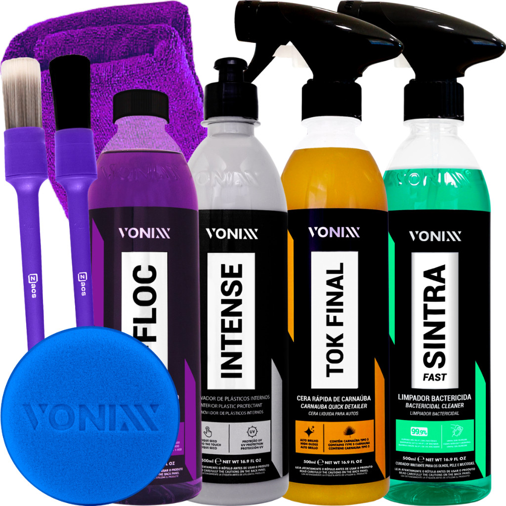 Kit Cera Tok Final Shampoo V-Floc Sintra Fast Intense Vonixx + Pinceis Zacs em Oferta na Shopee