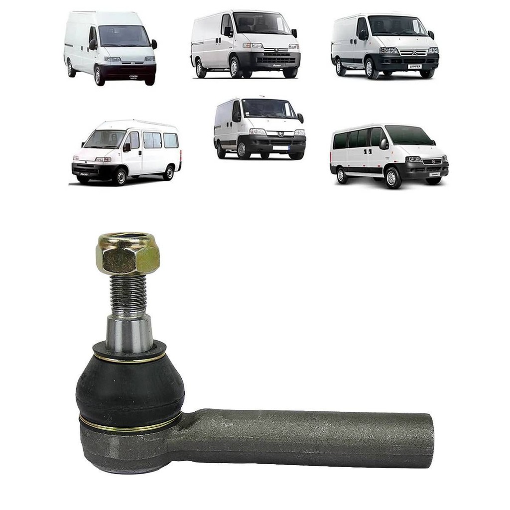 TERMINAL DE DIREÇÃO PEUGEOT BOXER CITROEN JUMPER FIAT DUCATO 2003 A 2017 - 77362278