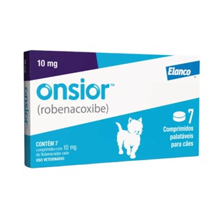 Onsior 10mg Anti-inflamatório P/ Cães 7 Comprimidos - Elanco em Oferta na Shopee