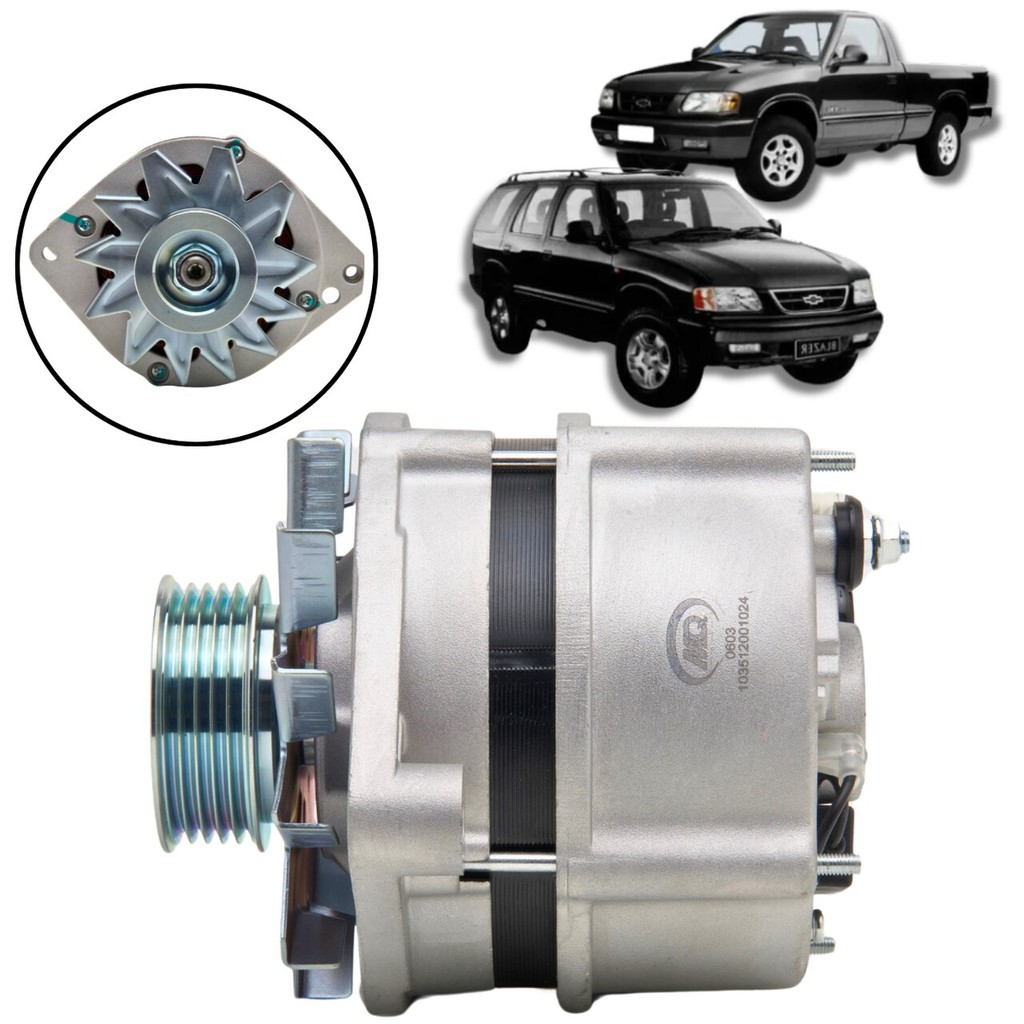 ALTERNADOR GM BLAZER S10 2.2/2.4 KADETT VECTRA 75AMP