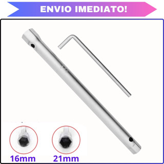 Chave De Vela Longa 300mm 16/21mm Universal em Oferta na Shopee