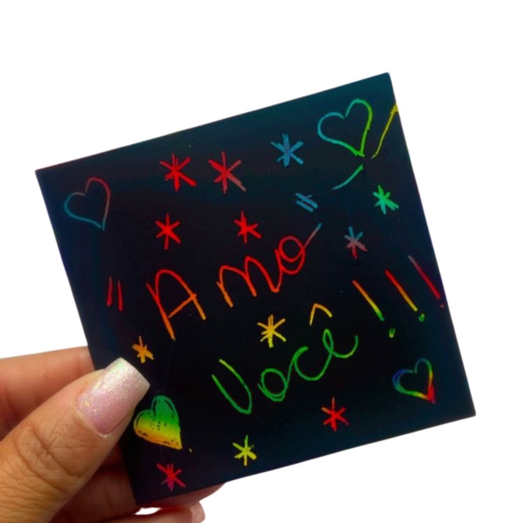 Bloco Magico 76x76mm Divertido com 24 Folhas