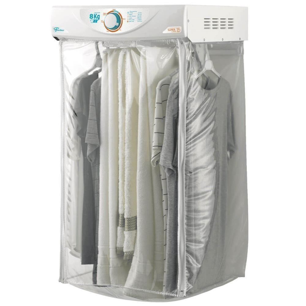 Secadora De Parede Fischer Super Ciclo 8 Kg Com Timer Contínuo Branco 127V