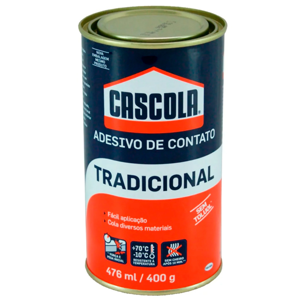 Adesivo De Contato Cola de Sapateiro Tradicional Cascola 400gr Henkel em Oferta na Shopee