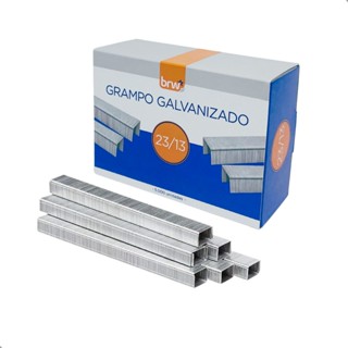 Caixa de Grampo Galvanizado 23/13 Para Grampeador - Prende até 100 folhas de papel Sulfite 75g em Oferta na Shopee
