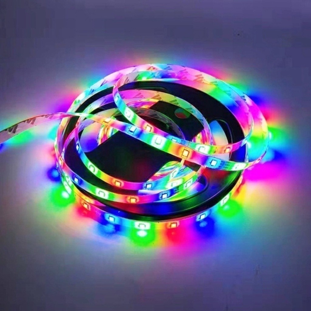 Fita Led Rgb 3528 5m 300 Leds À Prova D'água + Controle Decoração Sanca - Super Led  Jorge