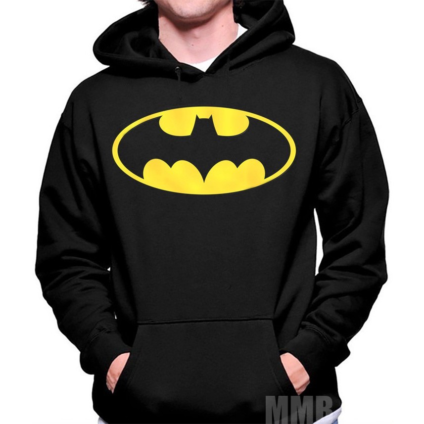 Moletom  Canguru Blusa  Batman - Preto Unissex
