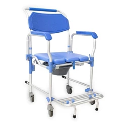 Cadeira De Banho Alumínio Dellamed Dobrável e Desmontável Até 150KG D60 - 5434