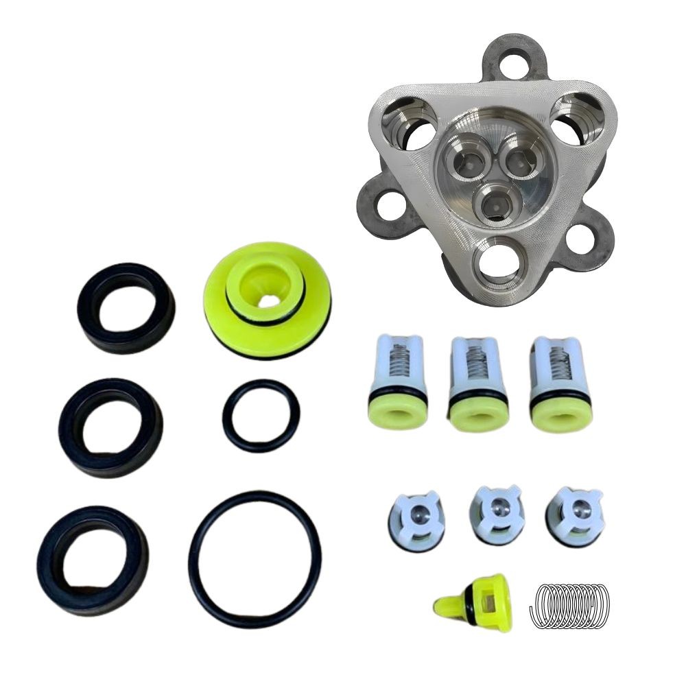 KIT REPARO CABEÇOTE ALUMÍNIO + VALVULAS E GAXETAS K4 K5 (MODELOS NOVOS) KARCHER