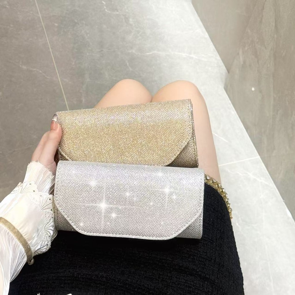 Bolsa clutch festa Casament bolsa com brilho de fest Carteira Feminina Com Glitter em Oferta na Shopee