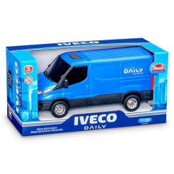 Van Miniatura Iveco Daily Abre A Porta Traseira