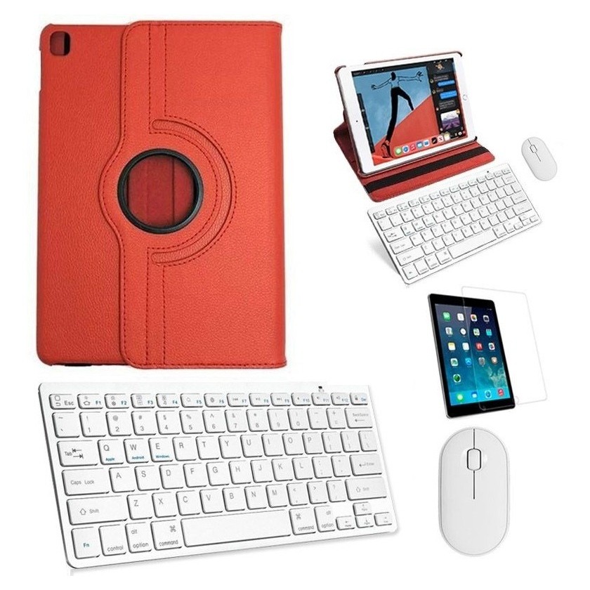 Kit Capa 360 Vermelho Teclado/mouse/pel iPad Pro 11 2020