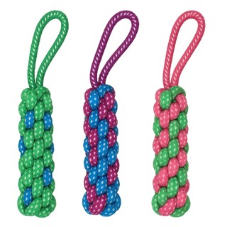 Brinquedo de Cachorro Pet Corda Entrelaçada Comprida Mordedor Resistente Cabo de Guerra I…
