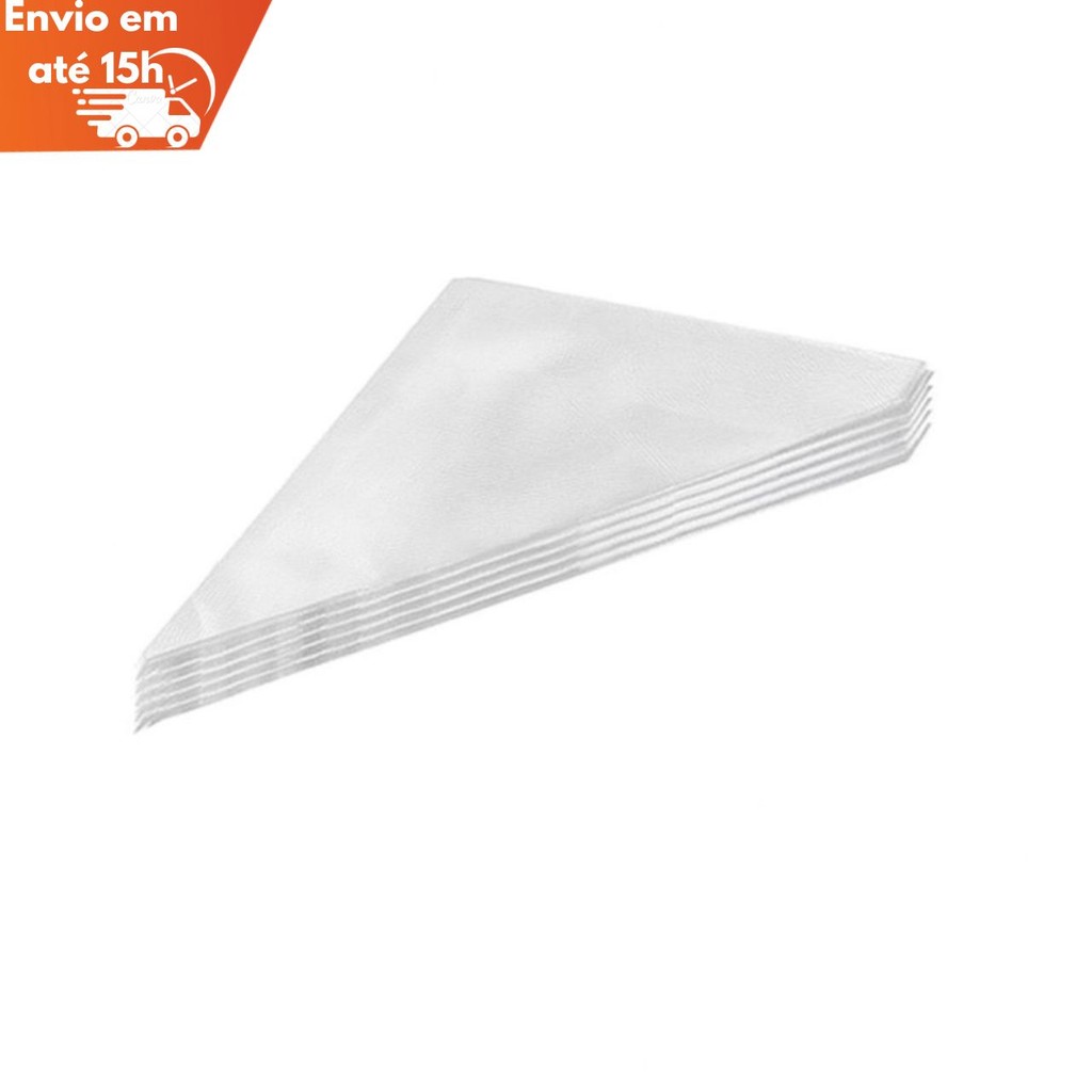 Saco de Confeitar Descartável 29x21cm - Pacote com 50 Unidades