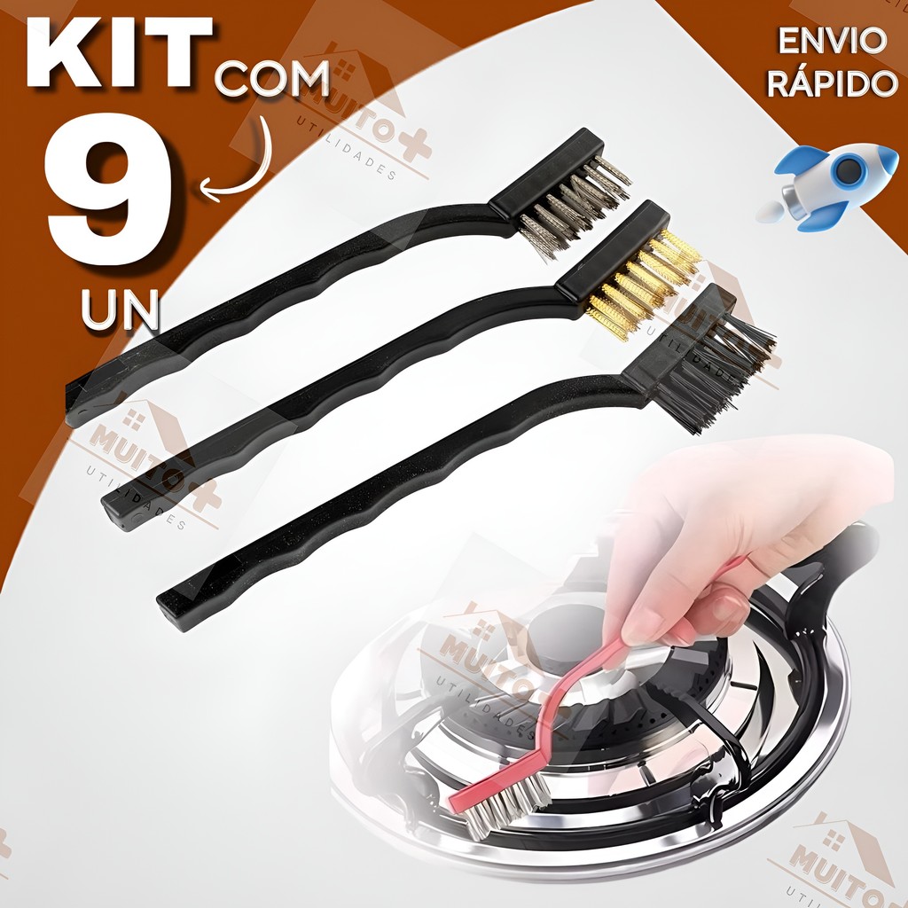 Escova De Aço Para Limpar Grelha peças De Churrasco Limpeza Pesada para Casa Cozinha em Oferta na Shopee