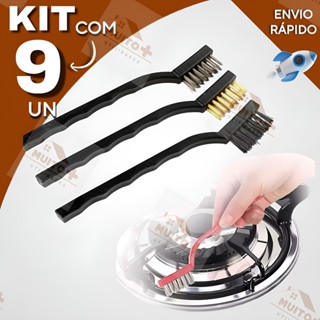 Escova De Aço Para Limpar Grelha peças De Churrasco Limpeza Pesada para Casa Cozinha em Oferta na Shopee